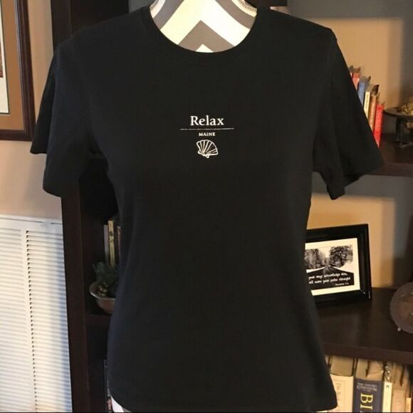 Gear For Sports “Relax Maine” Medium Black Top - Picture 2 of 5